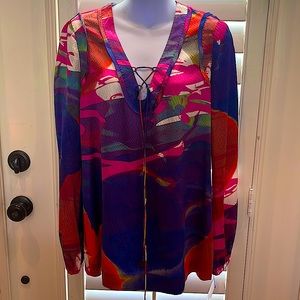 Tory Burch silk tunic!  Size 6 worn once!